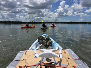 making a drone launch pad for your drone to land near water 