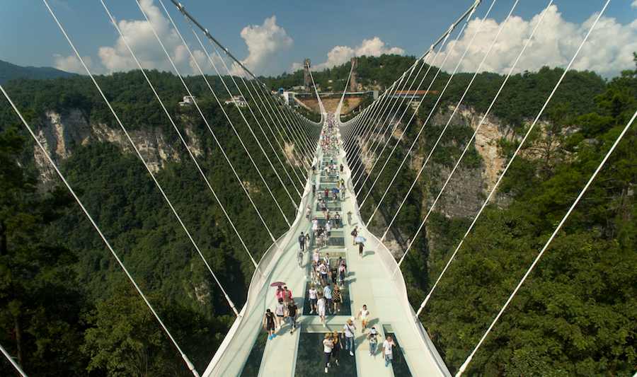 World longest glass sky bridge