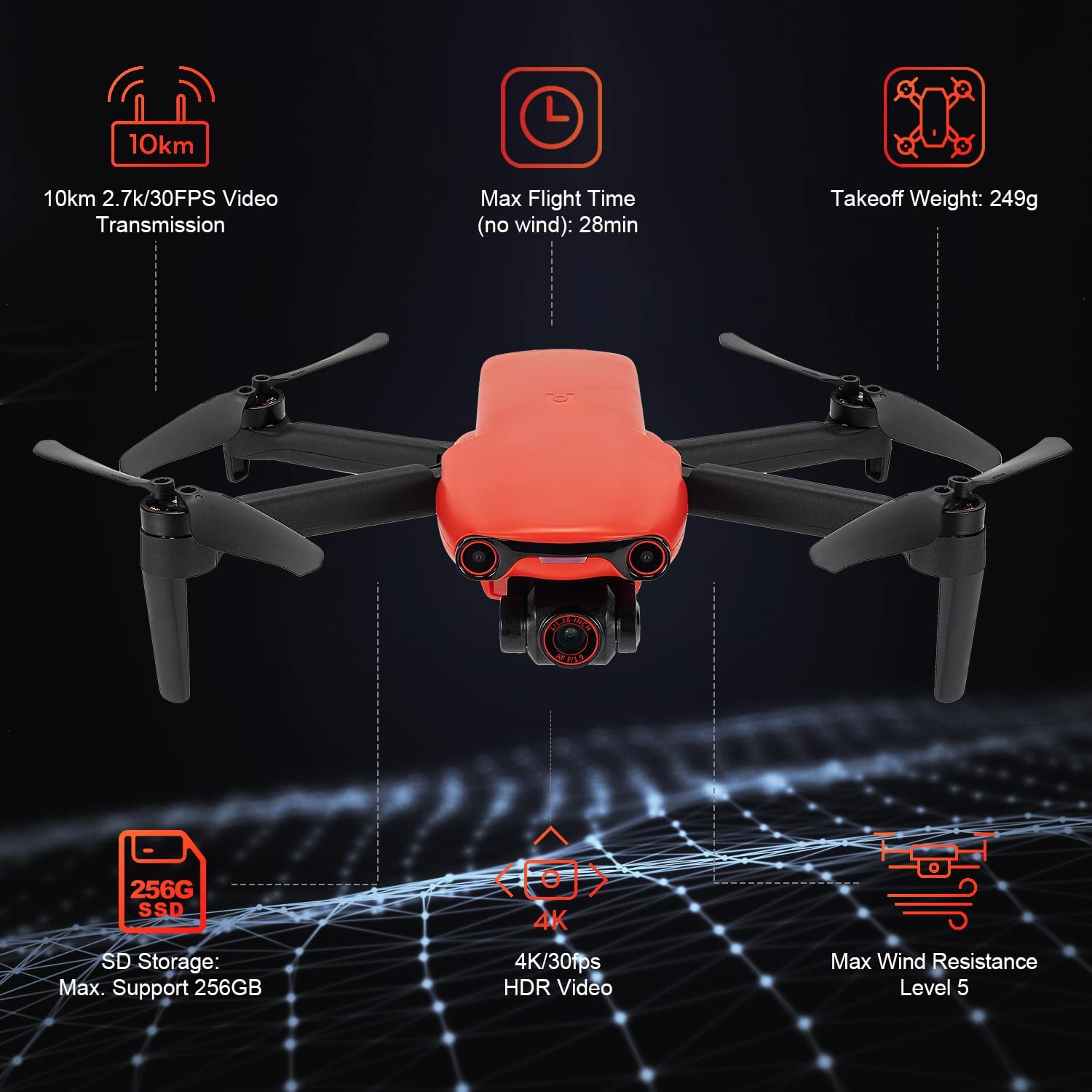 Autel Evo Nano Plus 249g drone